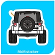استیکر jeep