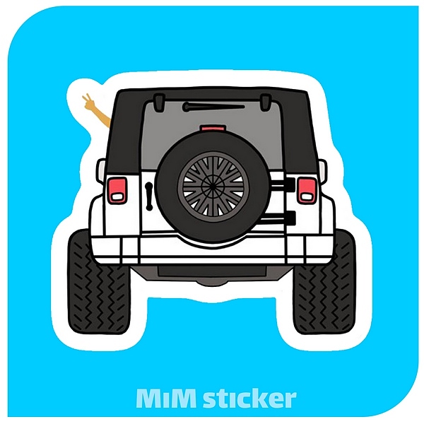 استیکر jeep