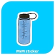 استیکر قمقمه آب
