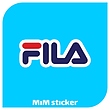 استیکر لوگو fila