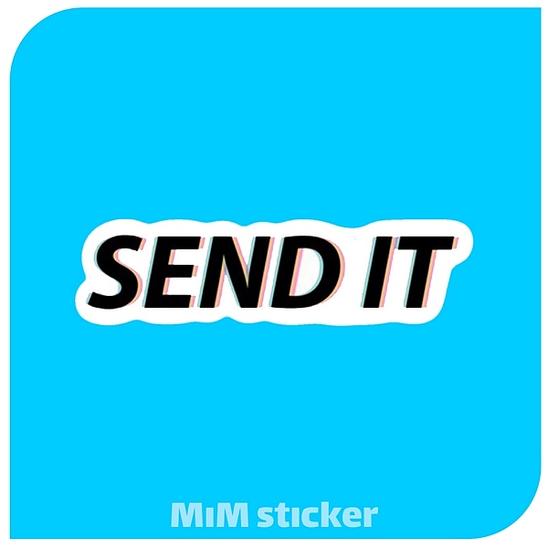 استیکر متنSEND IT