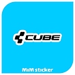 استیکر لوگو cube