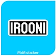 استیکر متن IROONI