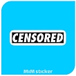 استیکر متنCENSORED