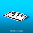 استیکر لوگو ktm