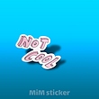 استیکر متن Not cool