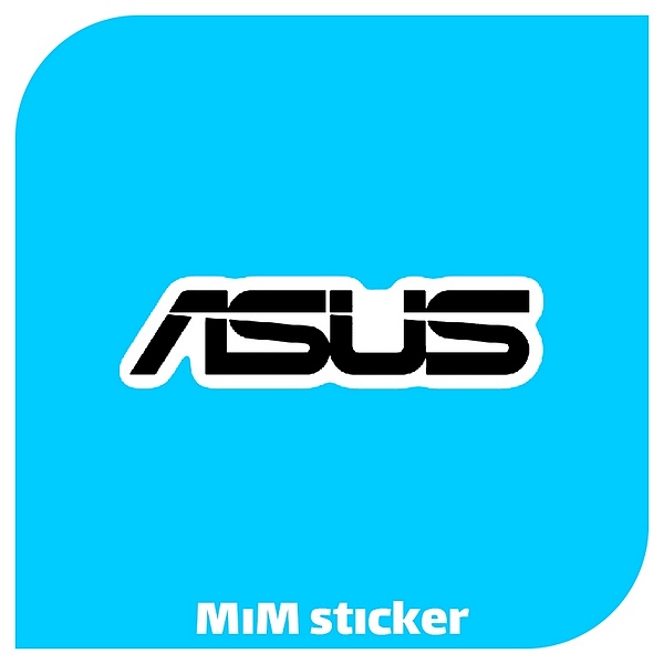 استیکر لوگو asus