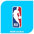 استیکر لوگو NBA