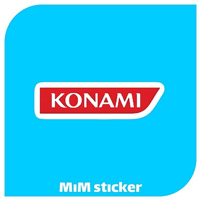 استیکر لوگو konami