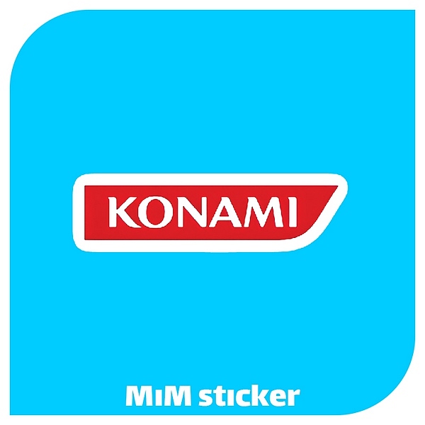 استیکر لوگو konami