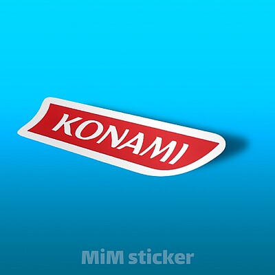 استیکر لوگو konami