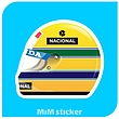 استیکر کلاه nacional