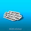 استیکر if history
