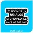 استیکر sarcastic