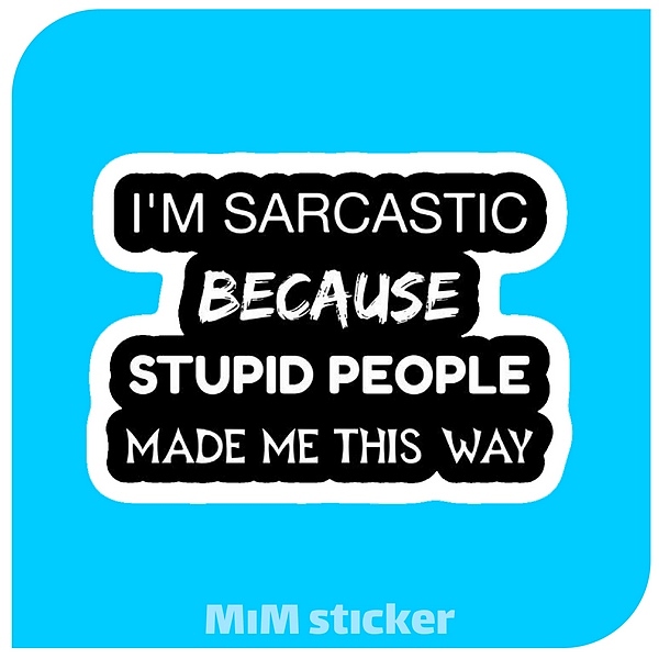 استیکر sarcastic