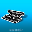 استیکر sarcastic