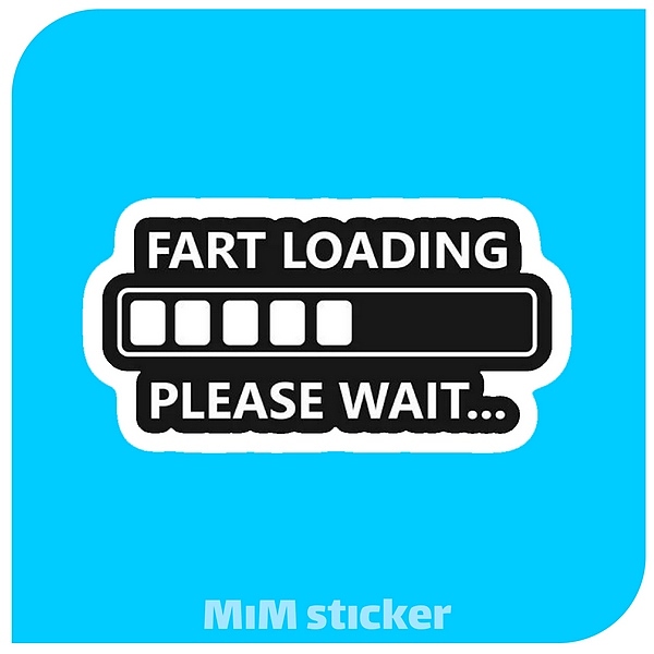 استیکر Fart loading