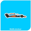 استیکر Race car