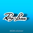 استیکر لوگو ray ban