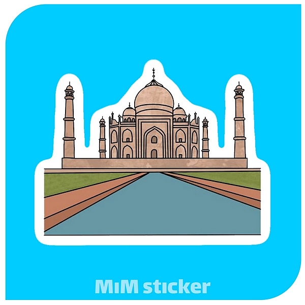 استیکر تاج محل