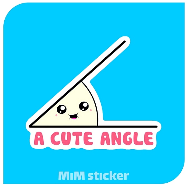 استیکر cute angle