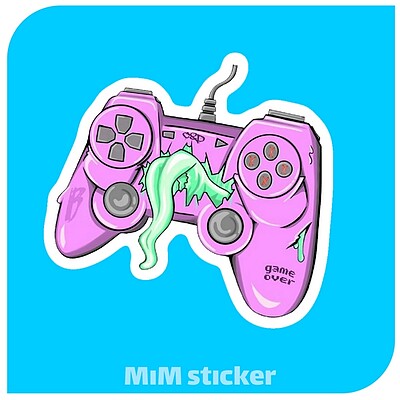 استیکرgame pad 