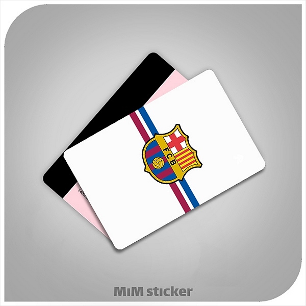 استیکر کارت بانکی  barcelona