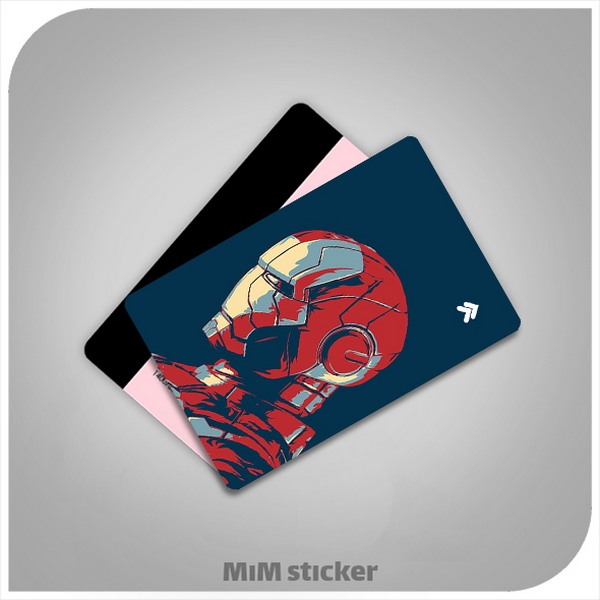 استیکر کارت بانکی  Iron Man