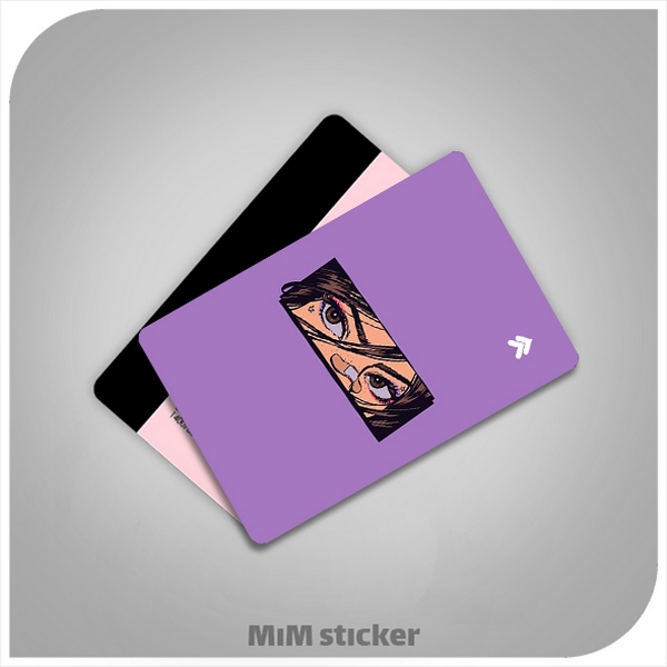 استیکر کارت بانکی چشم هایش