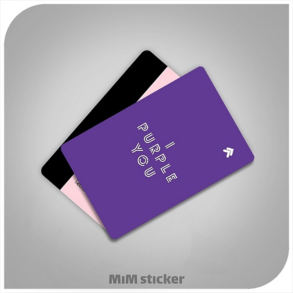 استیکر کارت بانکی Purple