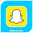 استیکر لوگو snapchat