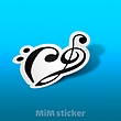 استیکر Musical note