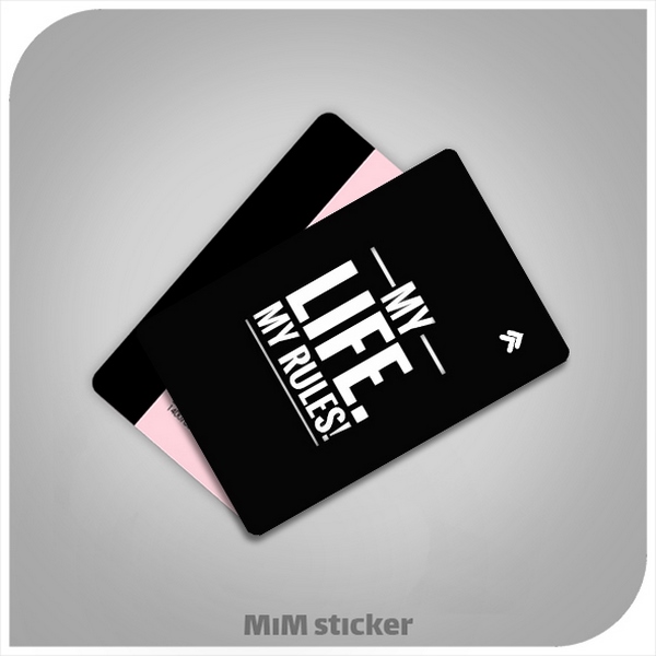 استیکر کارت بانکی MY LIFE 