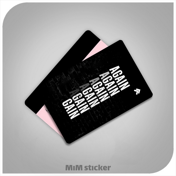 استیکر کارت بانکی Again