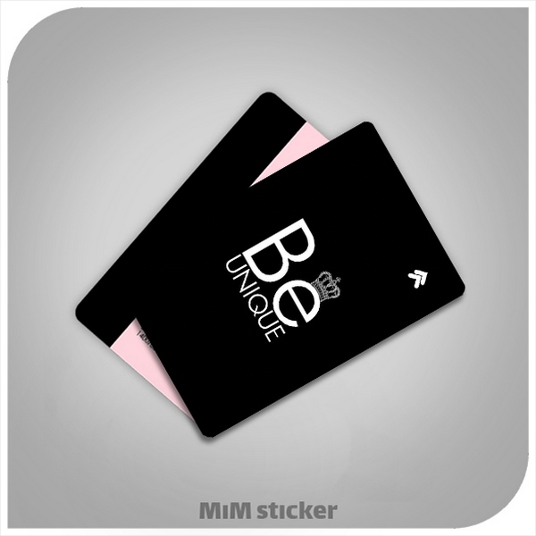 استیکر کارت بانکی Be unique