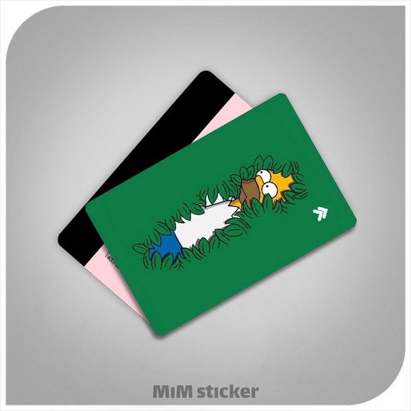 استیکر کارت بانکی  simpson