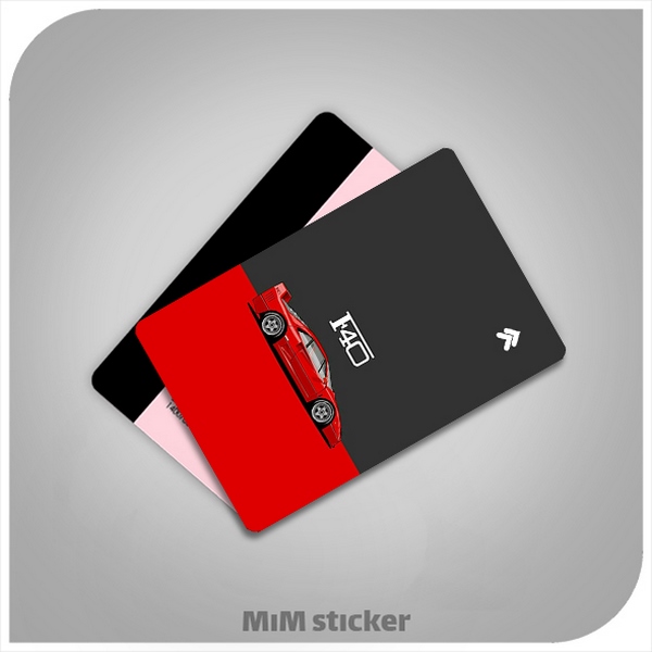 استیکر کارت بانکی ماشین 