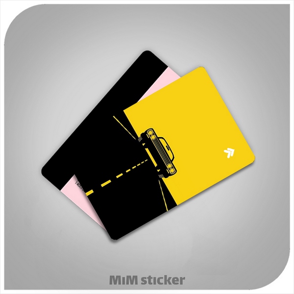 استیکر کارت بانکی ماشین 