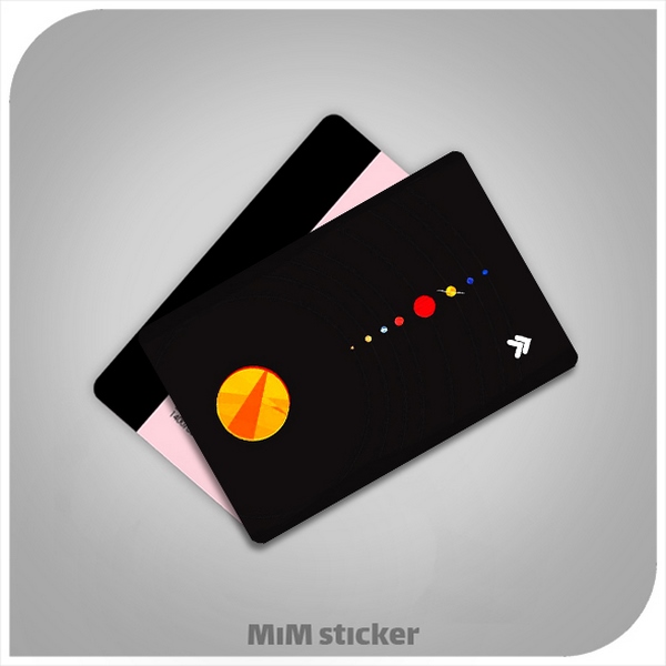 استیکر کارت بانکی سیارات 
