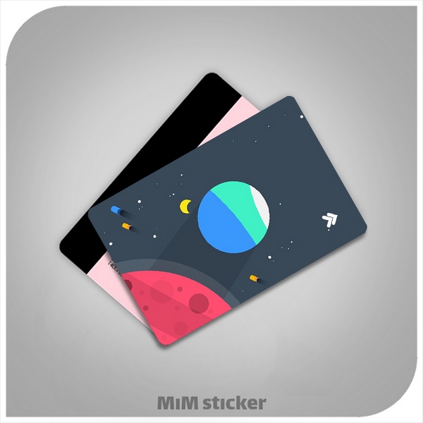 استیکر کارت بانکی سیارات 