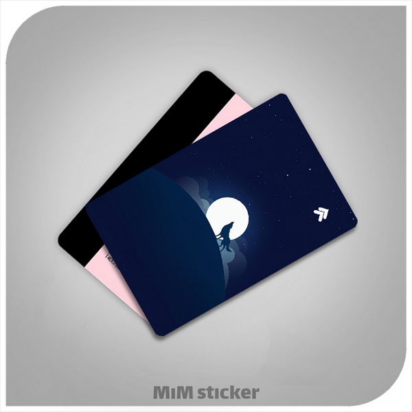 استیکر کارت بانکی زوزه گرگ 