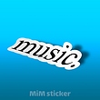 استیکر music