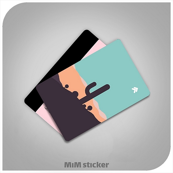 استیکر کارت بانکی صحرا 