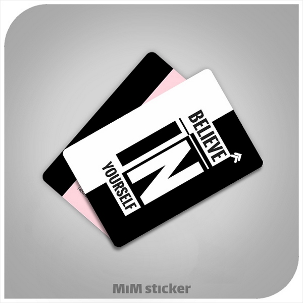 استیکر کارت بانکی Believe