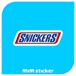 استیکر لوگو SNICKERS