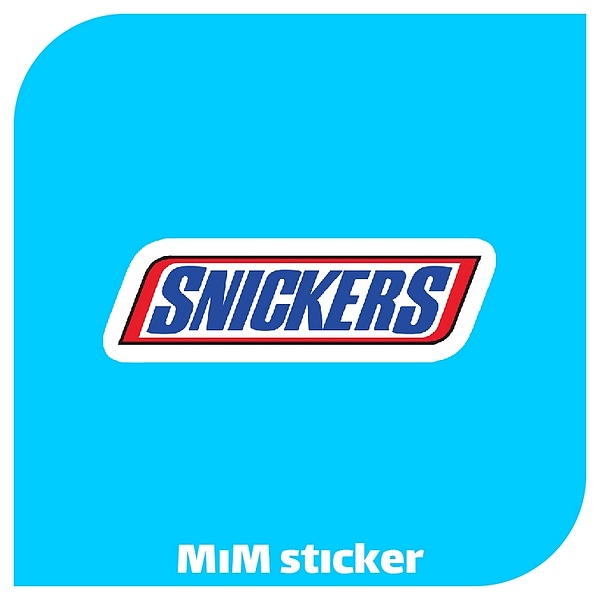 استیکر لوگو SNICKERS