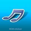 استیکر music emoji