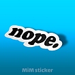 استیکر nope