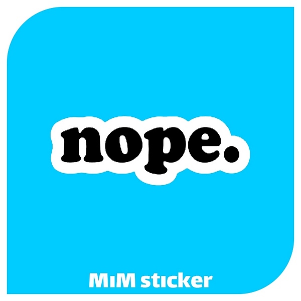 استیکر nope