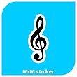 استیکر musical note